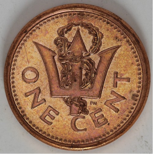 2001-Barbados-Penny-Found-In-Coin-Roll-Searching