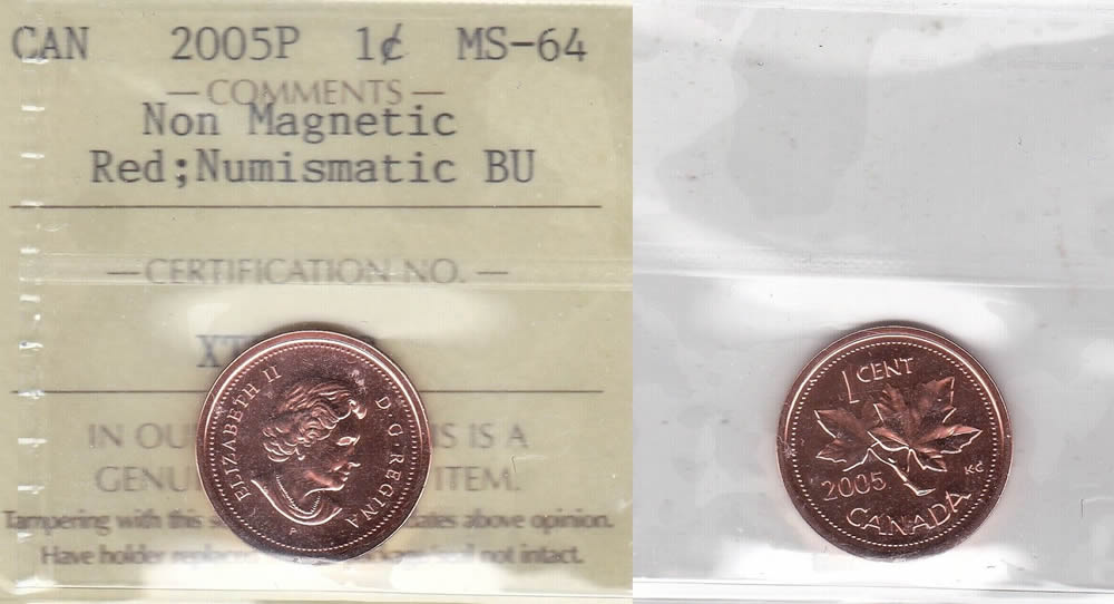 2005-P-Penny-Non-Magnetic-Valuable?