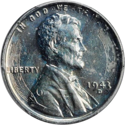 1943-D-Steel-Cent-Flipover-Double-Strike-PCGS-Genuine-Rarest
