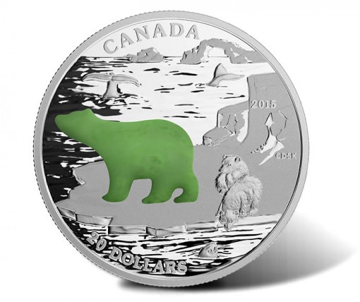 2015-$20-Polar-Bear-Silver-Coin-With-Canadian-Jade