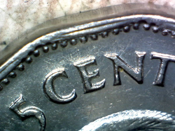 5-Cent-1946-6/6-With-Die-Clash