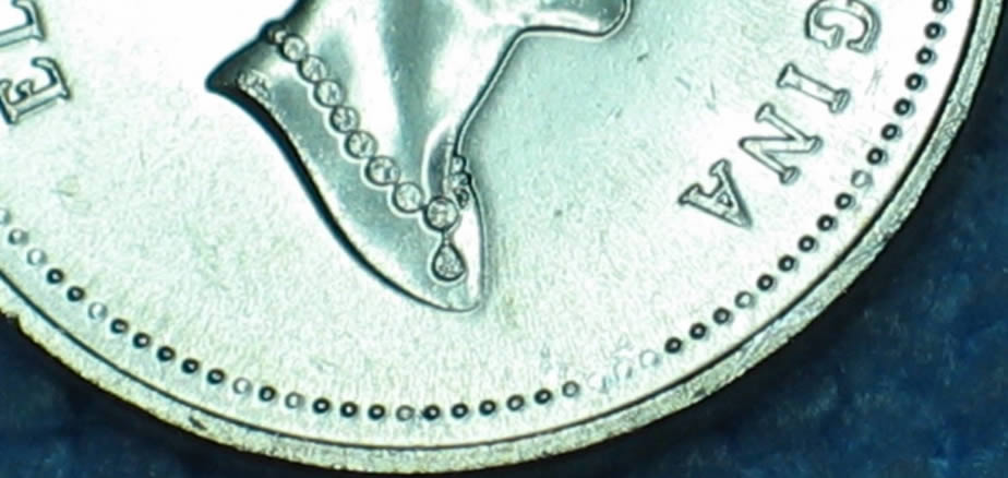 1997-Canada-5-Cent=struck-Trough-Greas