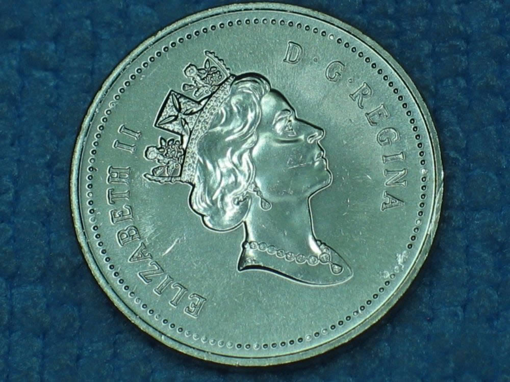1997-Canada-5-Cent=struck-Trough-Greas