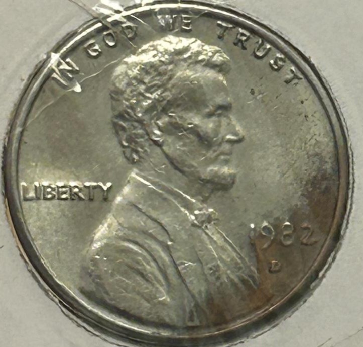 1982-D-Lincoln-Cent-3-Grams-Error-Identify