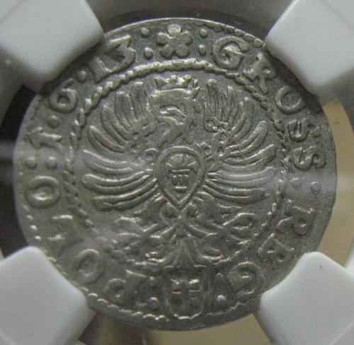 Poland-Grosz-1613-NGC-AU-58---Please-Help
