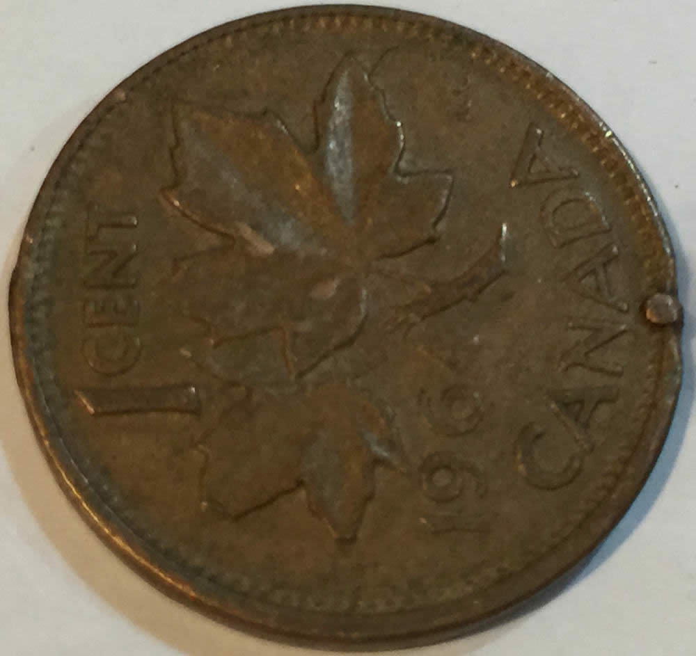 1964-Penny-With-Odd-Metal-Issue