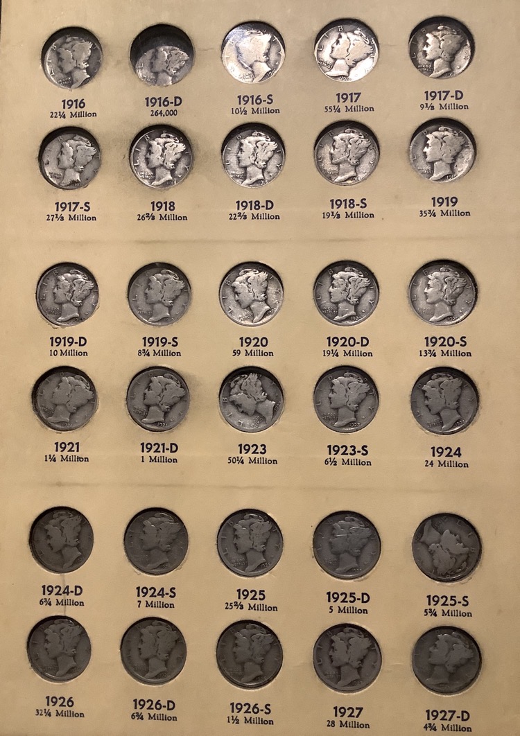 Mercury-Dimes---The-Coin-And-Currency-Institute-Album