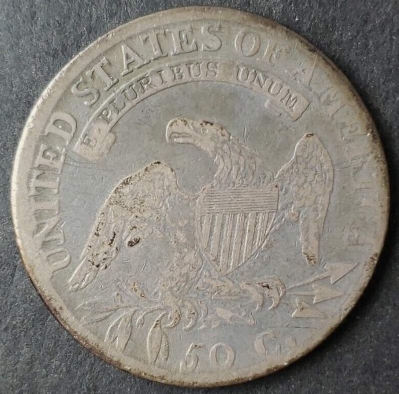 1813-Capped-Bust-Half-O-109-Possibly-109A-Single-Leaf