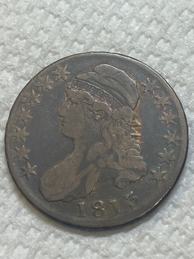 1813-Capped-Bust-Half-O-109-Possibly-109A-Single-Leaf