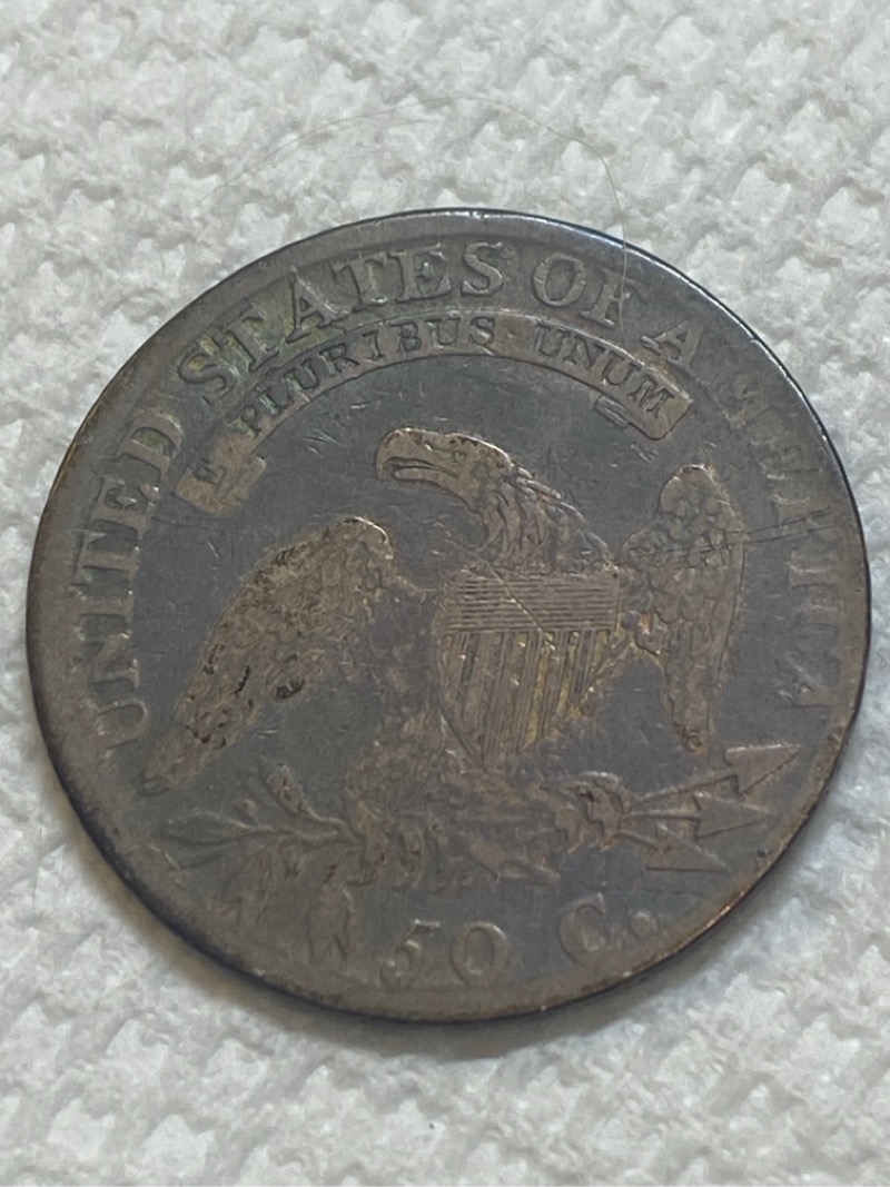 1813-Capped-Bust-Half-O-109-Possibly-109A-Single-Leaf