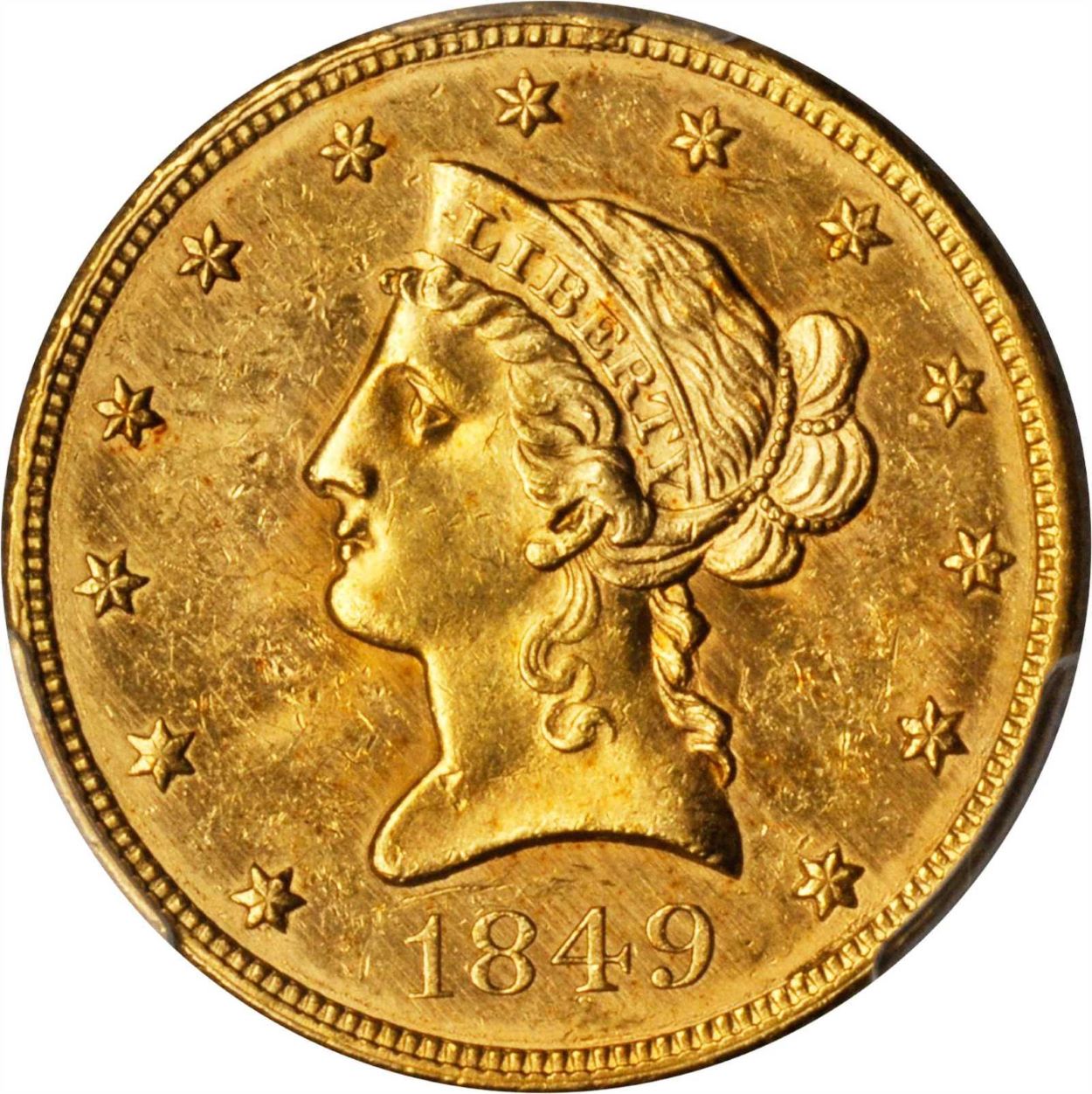 1849-Coronet-Eagle-PCGS-Vs-You