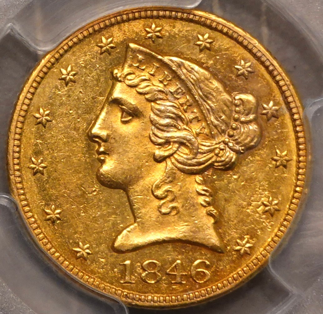 1846-Coronet-Half-Eagle-PCGS-Vs-You