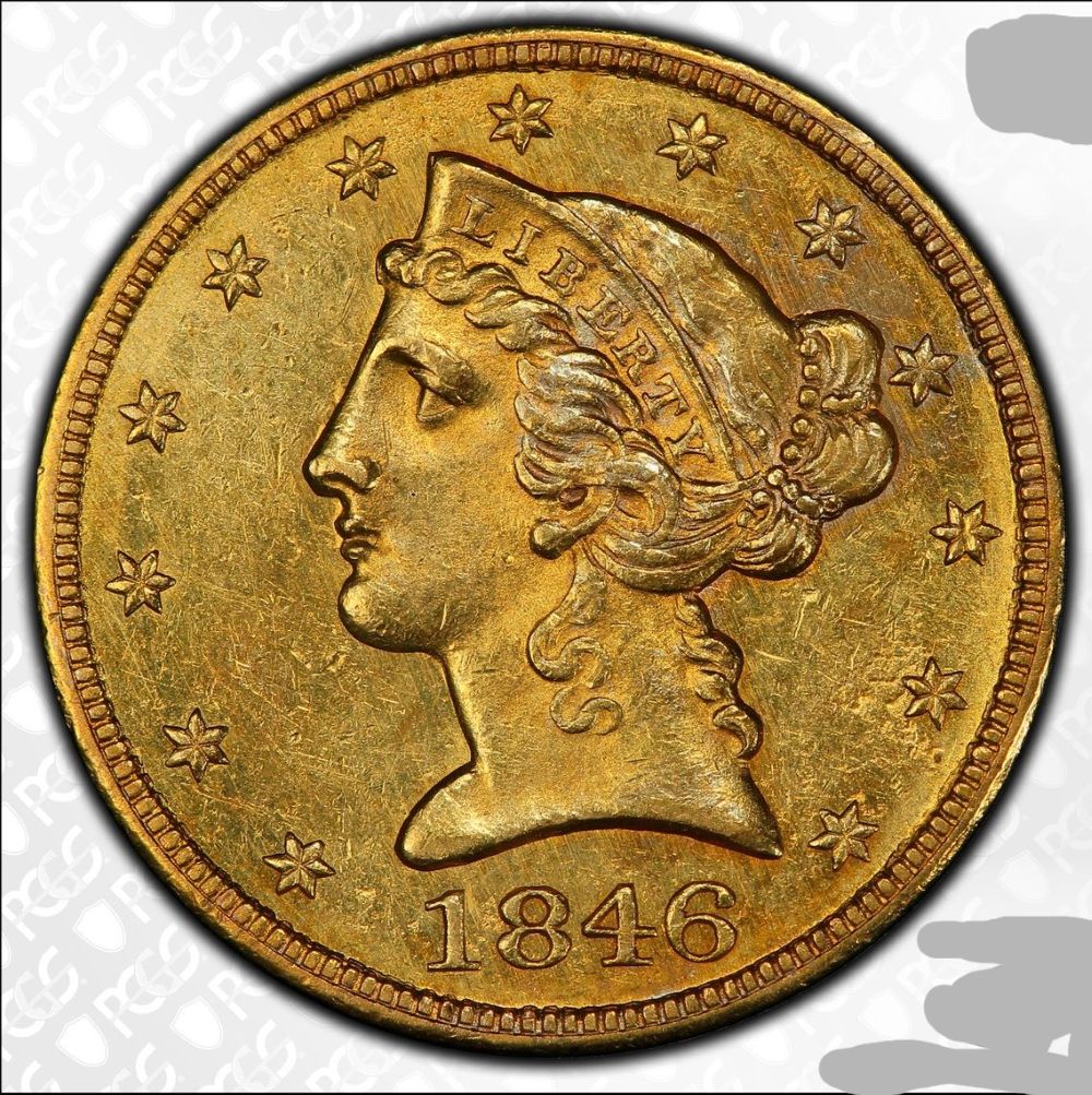 1846-Coronet-Half-Eagle-PCGS-Vs-You