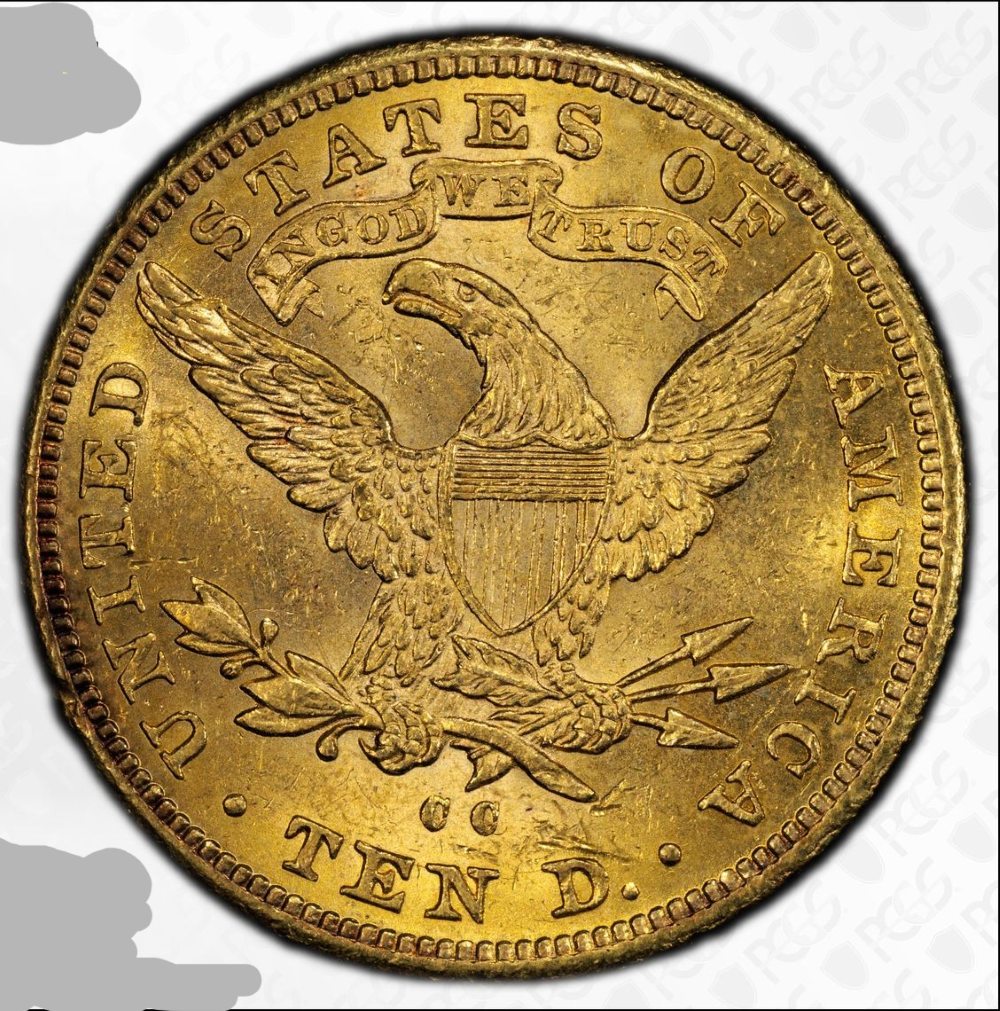 1891-CC-Coronet-Eagle-PCGS-Vs.-You