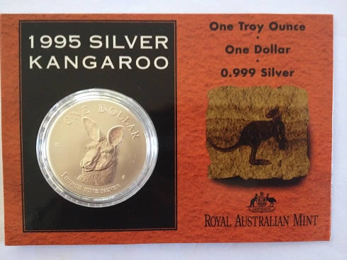 Ram-$1-1oz-Silver-Kangaroo-Specimen-Carded-Series-With-Pics