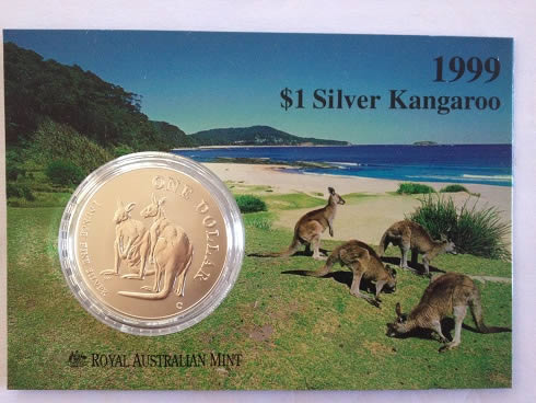 Ram-$1-1oz-Silver-Kangaroo-Specimen-Carded-Series-With-Pics