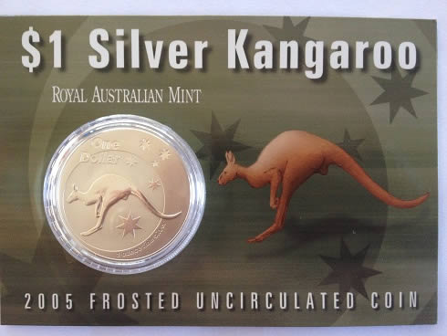 Ram-$1-1oz-Silver-Kangaroo-Specimen-Carded-Series-With-Pics
