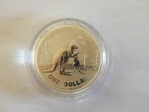 Ram-$1-1oz-Silver-Kangaroo-Specimen-Carded-Series-With-Pics