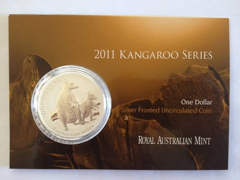 Ram-$1-1oz-Silver-Kangaroo-Specimen-Carded-Series-With-Pics