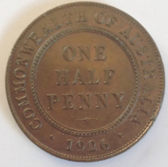 1926-Half-Penny