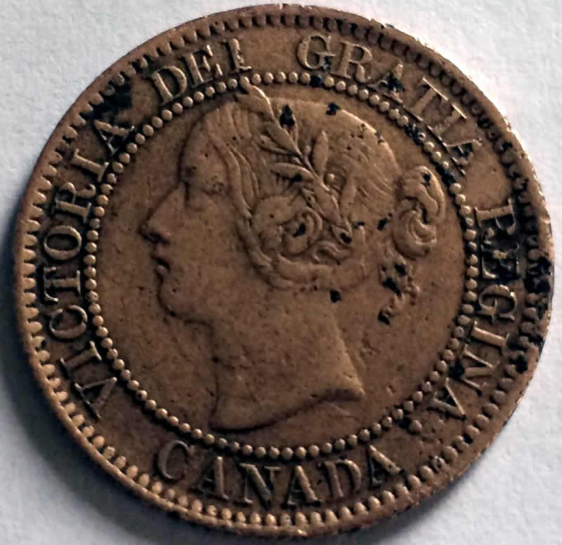 1859-Canadian-Penny: