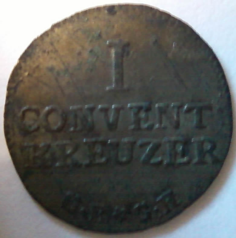 Unknown-German-Coin-|-Frankfurt-1-Kreuzer-1804