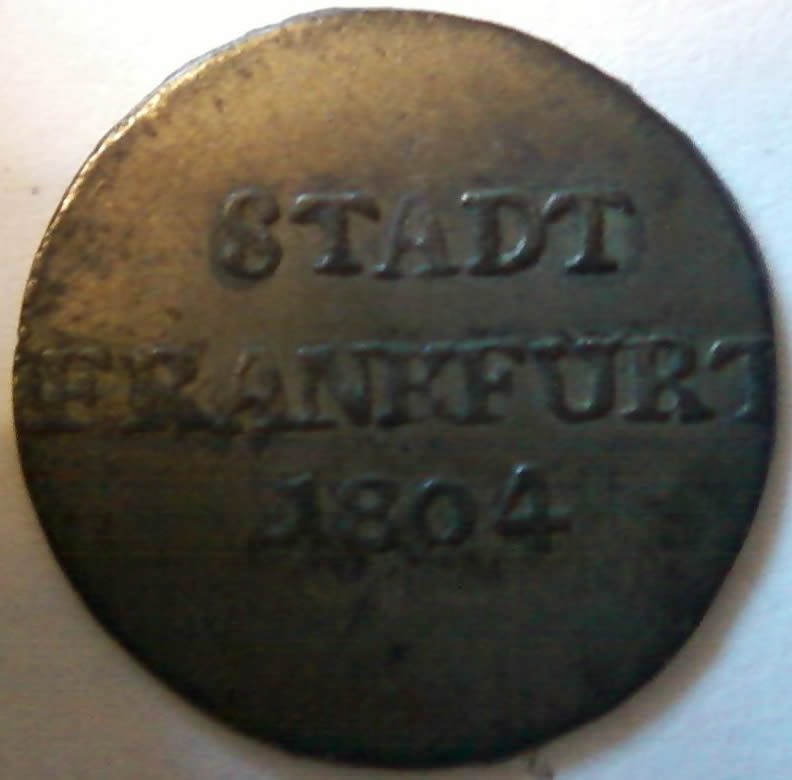 Unknown-German-Coin-|-Frankfurt-1-Kreuzer-1804