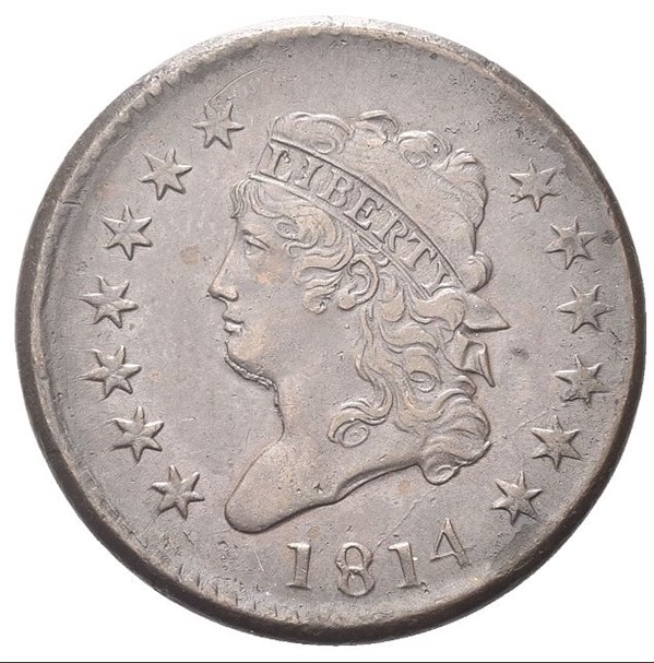 1814-Large-Cent-For-Grading