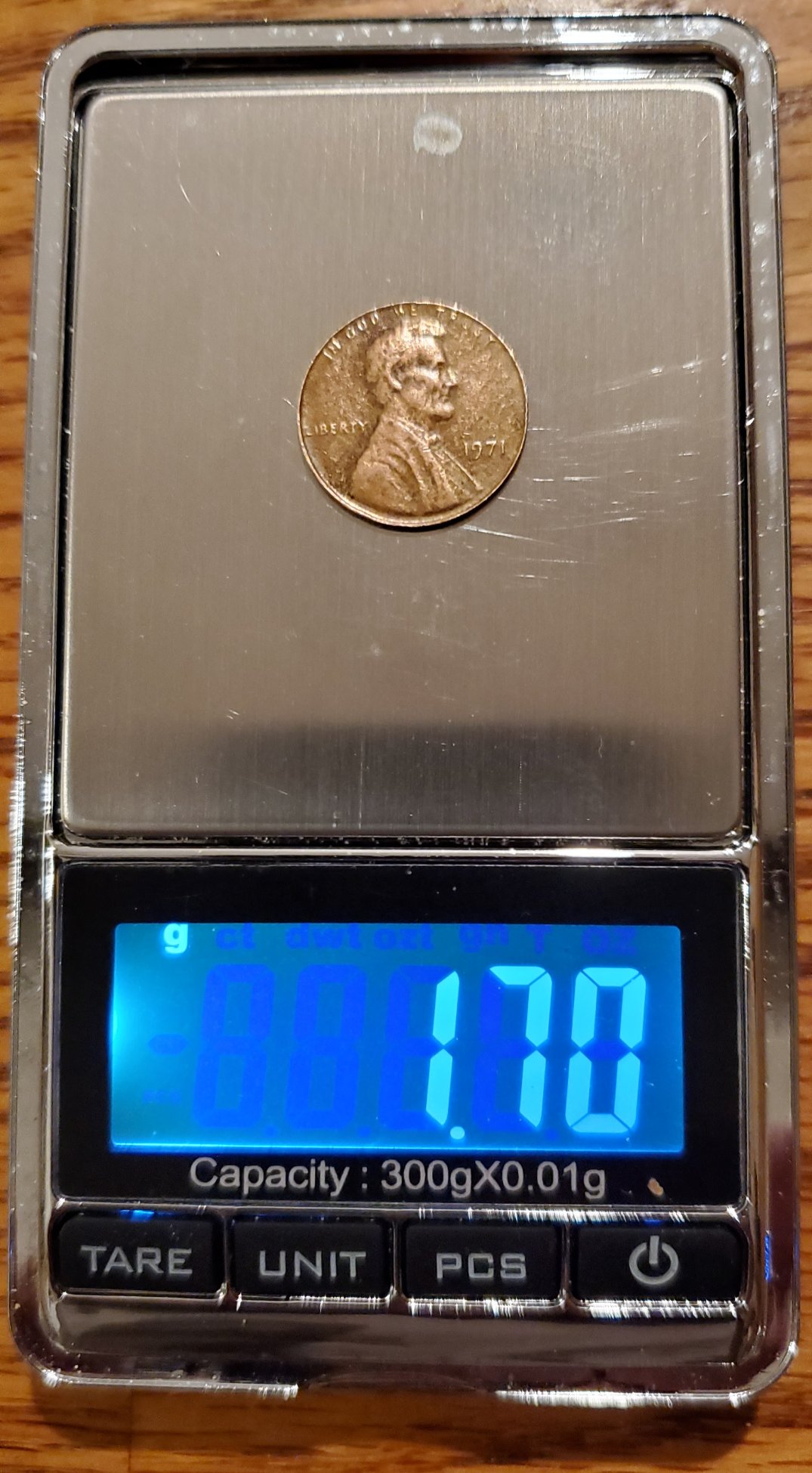 1971-Lincoln-Cent-Weighs-1.70-Grams