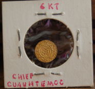 Mexico-Gold-1-Peso-Fantacy-Coin---Chief-Cuauhtemoc