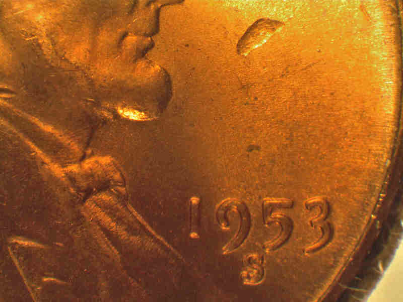 1953-S-1MM-008-S/S-West-Strike-Through-Or-Plainchant-Defect?