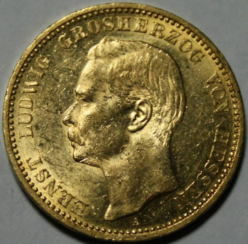 20-Mark-1903-Hessen-German-State