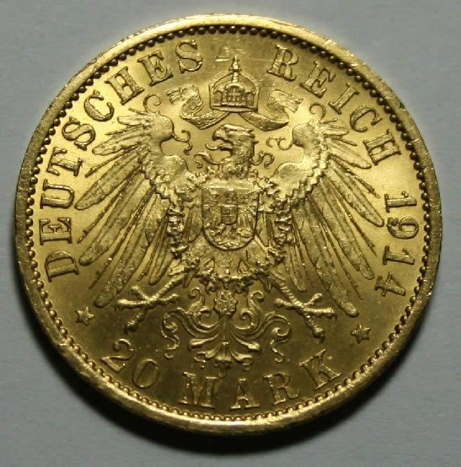 20-Mark-Prussia-Germany-1914
