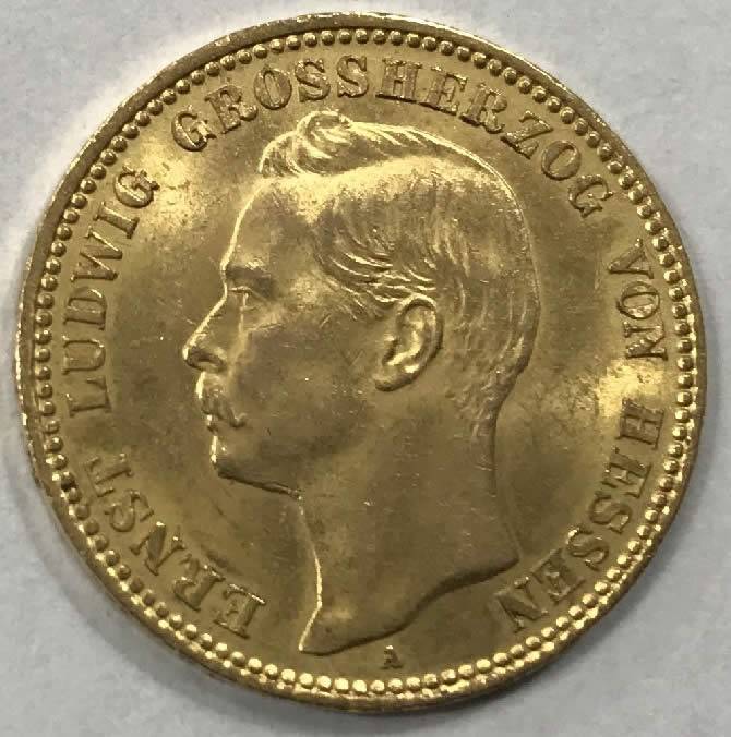 20-Mark-Hessen-Germany-1911