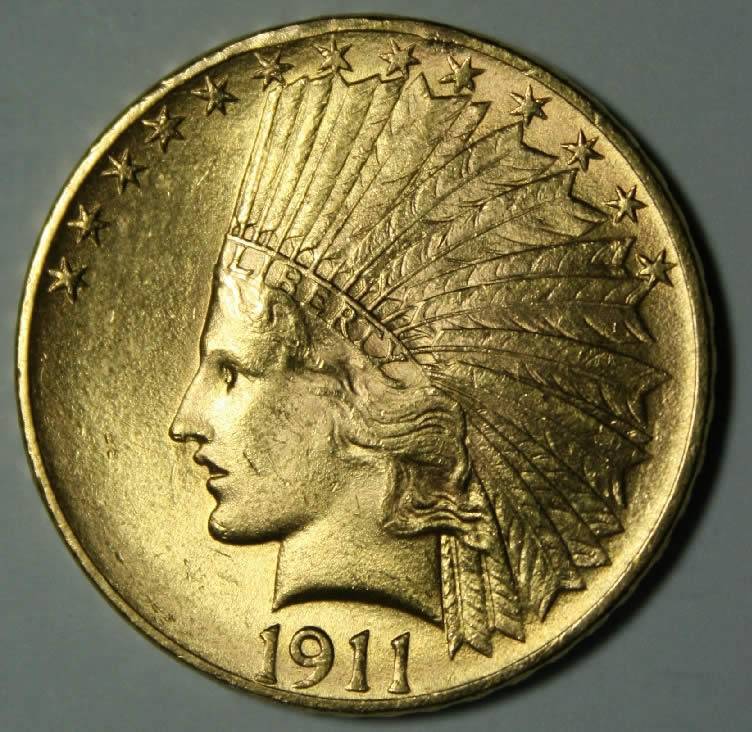 1911-10-Dollar-Gold-Indian-Head