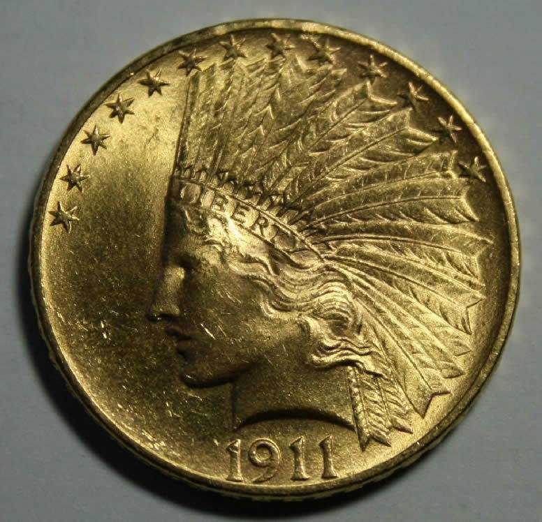 1911-10-Dollar-Gold-Indian-Head