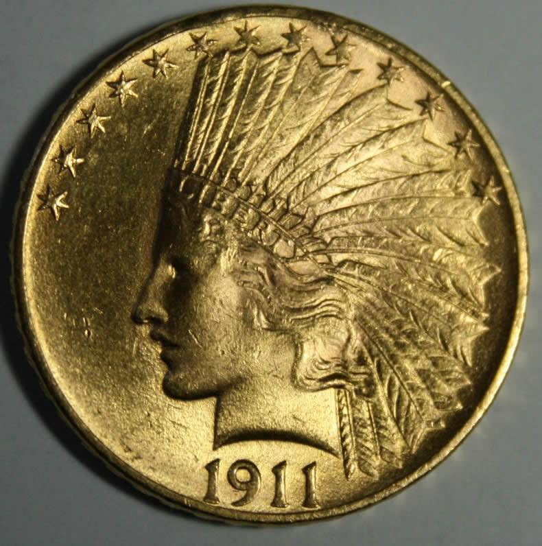 1911-10-Dollar-Gold-Indian-Head
