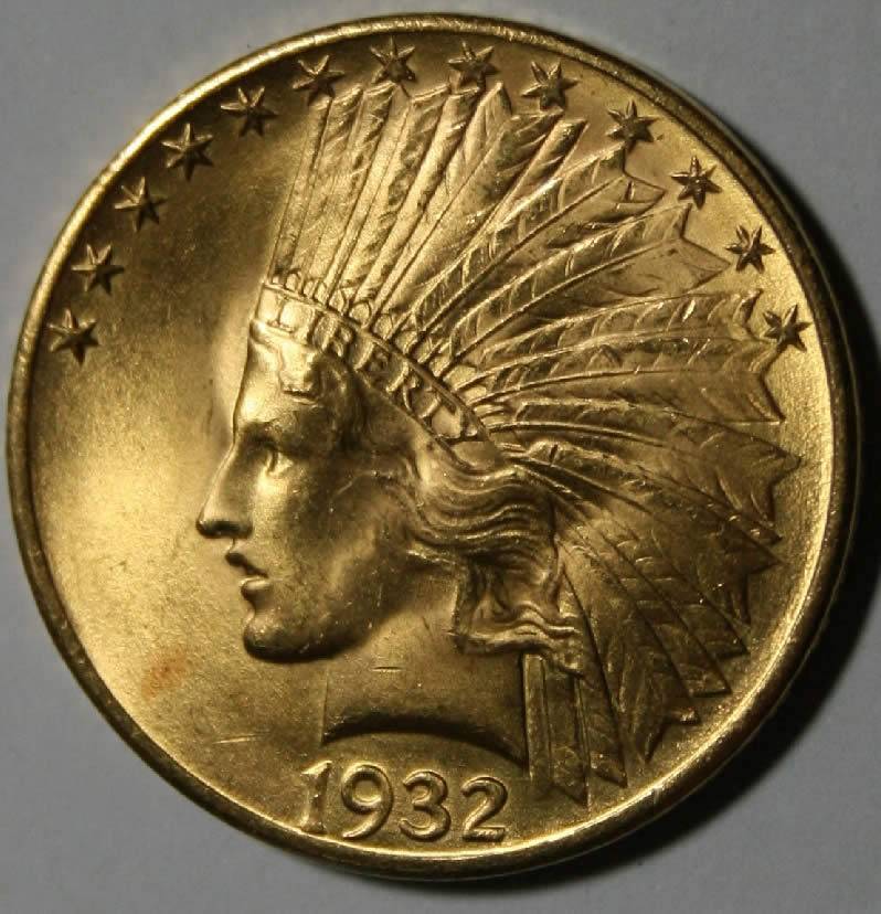 1932-10-Dollar-Gold-Indian-Head