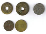 Four-Oddities-Id:-Chinese-Cast-Cash-And-Other-World-Coins