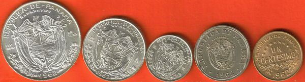 Panama-5-Coin-Set-1962.-Advice-Needed