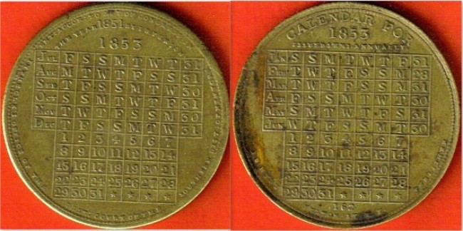 Calendar-Medals-And-Tokens