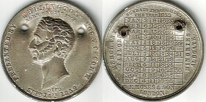 Calendar-Medals-And-Tokens