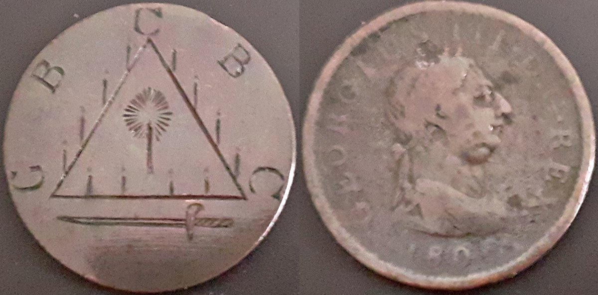 Masonic-Tokens,-Coins-And-Counter-Stamped-Pennies