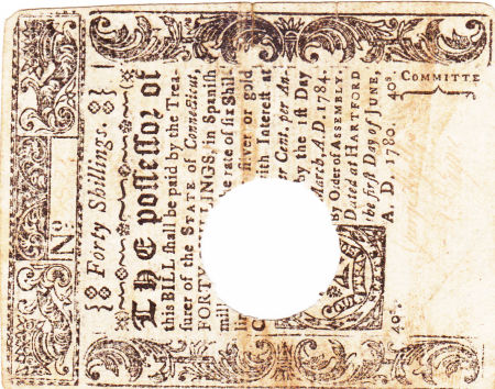 June-1,-1780-Connecticut-40-Shillings