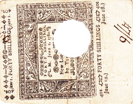 June-1,-1780-Connecticut-40-Shillings
