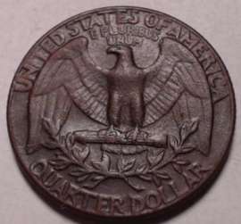 1974-Washington-Quarter---No-Mint-Missing-Clad-On-Both-Sides-Quarter