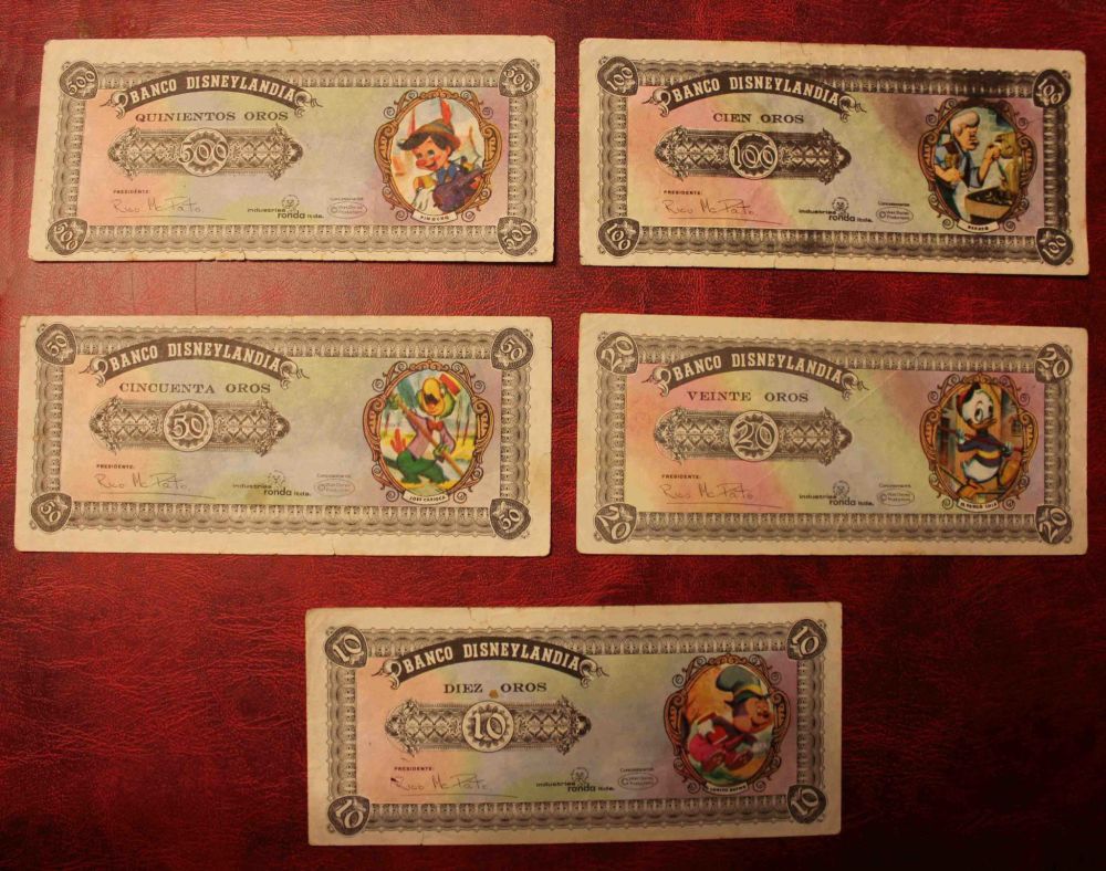 Disneyland-Banknotes