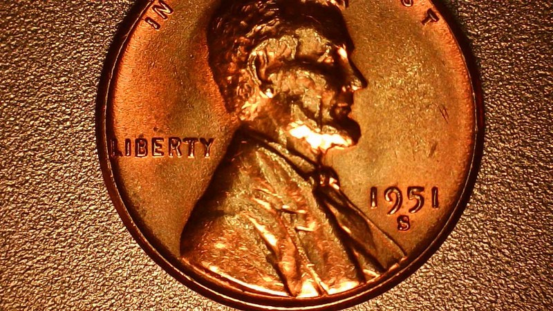1951-S-Lincoln-Cent-Wheatie-Nice-Coin