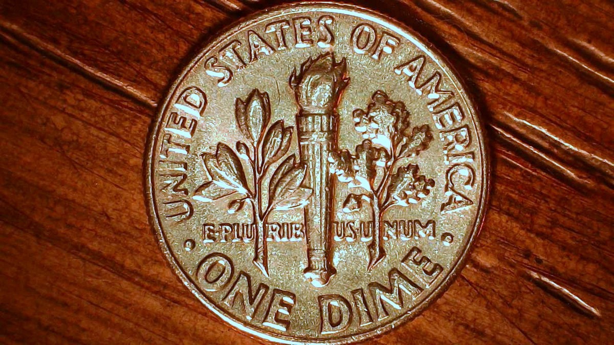 1965-Dime-Nice-Coin-From-Circulation-Mind-State-?