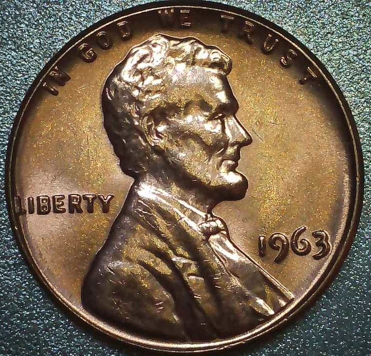 1963-P-Lincoln-Memorial-Cent-Nice-Looking